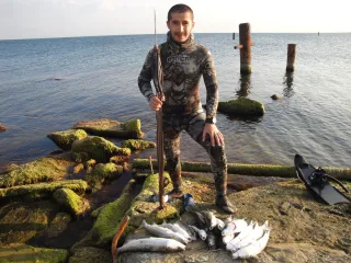 Baku spearfishing